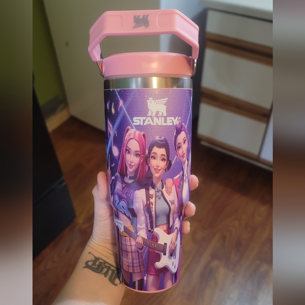 30oz Pink/Purple K-pop Stanley Tumbler